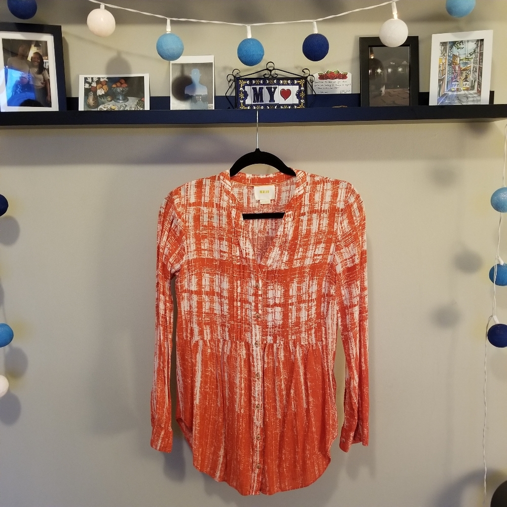 Maeve long-sleeve tunic top